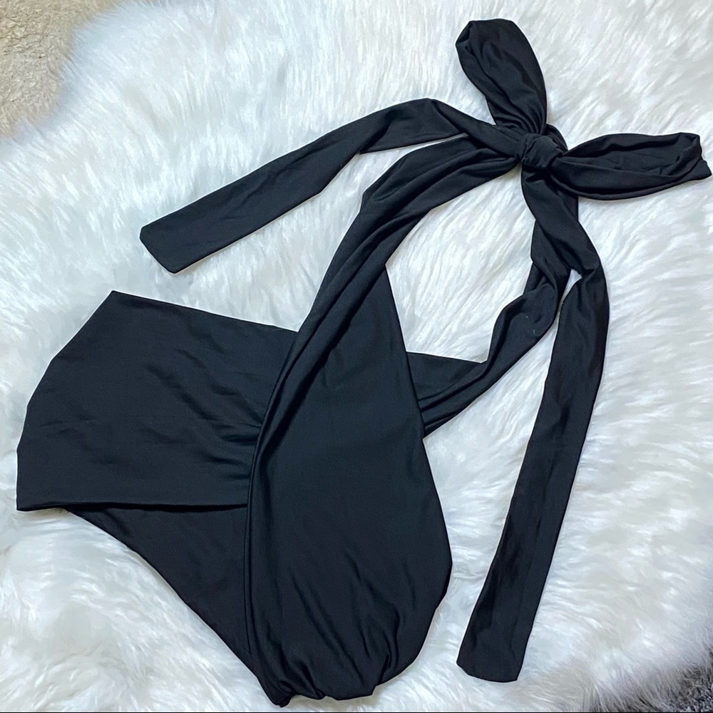 Black Halter Top